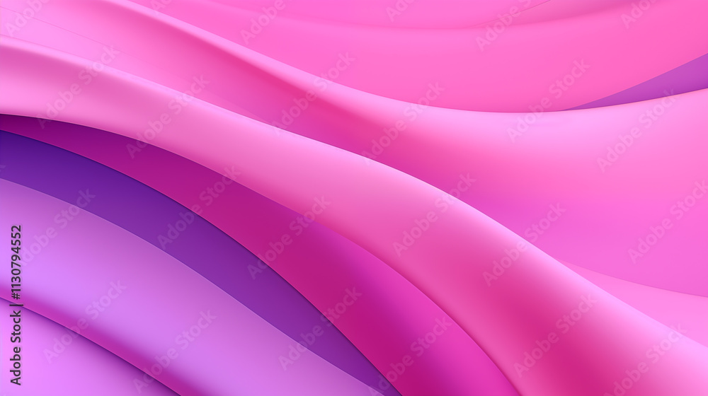 Abstract wavy gradient background with smooth flowing lines in shades ...