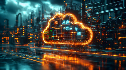 Poster - Illuminated Cloud Computing Network Infrastructure System