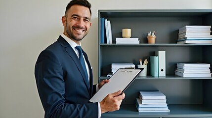 Wall Mural - businessman in office