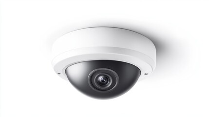 Poster - Modern Surveillance Camera Mounted on Ceiling for Security Needs