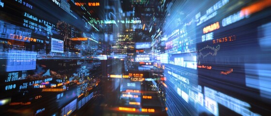 Poster - High-tech trading dynamics a multimedia perspective on urban stock exchanges
