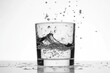 © Andrii  - Stream of Clear Water Into Empty Glass
