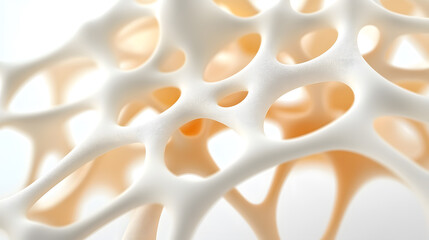 Poster - Intricate biological structure scientific study 3d model laboratory environment close-up view life science conceptualization