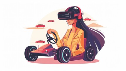 Virtual Reality Game Recreation Landing Page Template