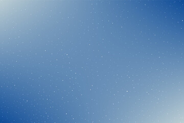 Poster - Light blue winter sky abstract galaxy vector background, sparkling stars flat dust particle illustration concept