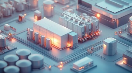 Poster - Advanced Renewable Power Storage Facility with High Efficiency and Modern Technology for Sustainable Energy Solutions