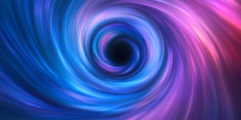 Poster - A swirling vortex of colors, with shades of blue and purple blending into each other, creating an abstract background