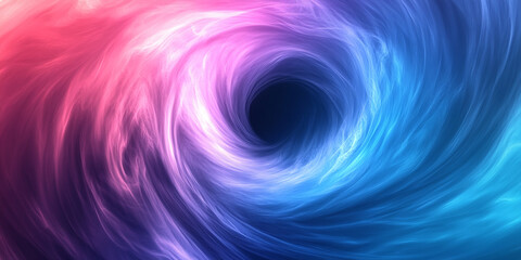 Poster - A swirling vortex of colors, with shades of blue and purple blending into each other, creating an abstract background