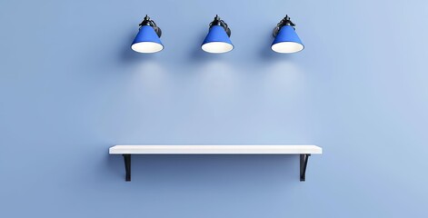 Poster - Detailed illustration of a modern fashion gallery wall template, emulating a showroom, a museum exhibition, a shop window, an empty platform for advertising, and a contemporary museum exhibition.