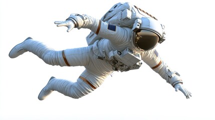 Poster - An astronaut floating in space, showcasing human exploration beyond Earth.