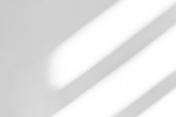 Poster - A subtle interplay of light and shadow across a soft grey surface creating a serene and minimalist ambiance.
