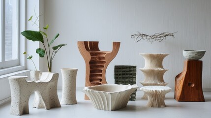 Poster - Unique Collection of Upcycled Furniture Products Showcasing Innovative Design and Sustainable Style