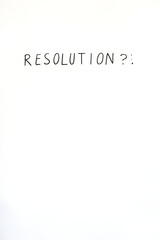 Aufkleber - Handwritten notes for a 2021 resolution are written on a clean white background with plenty of empty space to brainstorm ideas._00004_