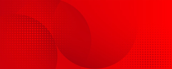 Wall Mural - Abstract red background with circles and dots. for gift card, Poster on wall poster template, EPS 10