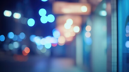Aufkleber - Abstract illuminated blurred background with bokeh effect suitable for various creative and design applications.