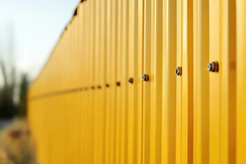 Poster - Yellow building exterior