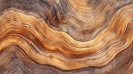 Poster - Natural Redwood Wood Grain Texture with Flowing Patterns Abstract Background for Design and Artistic Applications