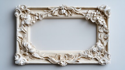 Poster - Ornate carved frame with unique color scheme designed for contemporary interior decoration