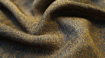 Poster - Textured woven fabric close-up showcasing intricate patterns and rich tones suitable for textile design and interior decor applications.