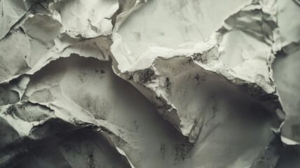 Poster - Textured aged paper background showcasing creases, stains and vintage appeal for artistic and design projects in a detailed close-up view.
