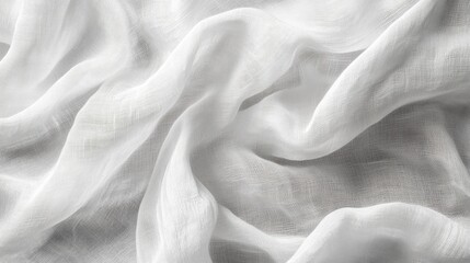 Poster - Light gray melange fabric texture smooth background for design and textile applications