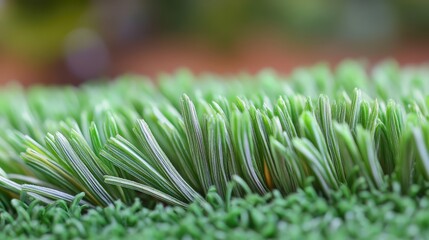 Aufkleber - Close up view of vibrant green grass blades in a garden setting highlighting natural texture and beauty of the landscape.