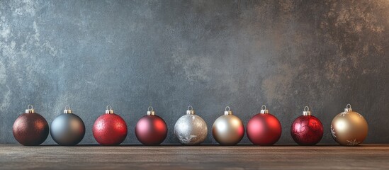 Aufkleber - Coffee on heart holder with marble background blank paper and holiday decorations featuring festive ornaments in a warm inviting setting