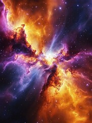 Wall Mural - nebula with stars