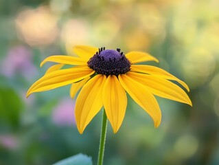 Sticker - flower in a garden