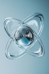 Poster - Elegant sphere in modern abstract background with sleek design