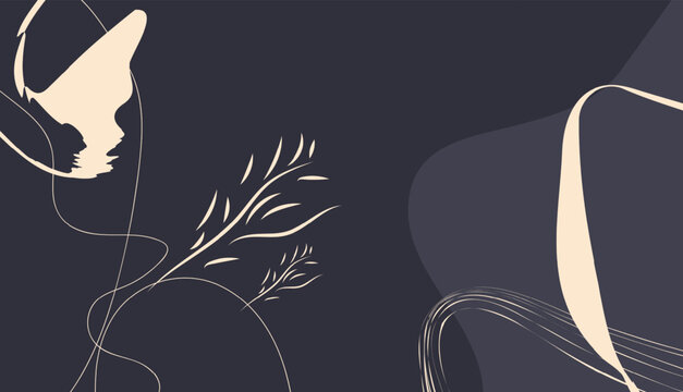 Elegant abstract black gold trendy universal background templates. Minimalist aesthetic.