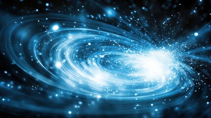 Poster - Ethereal Cosmic Dance Reveals the Chaos Before Creation in the Universe
