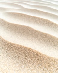 Poster - Gentle Waves of Sand Capturing the Essence of Tranquility in a Sun-Kissed Landscape