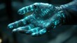 © Ms. Fox - Cybernetic enhancements with glowing implants and neural links.