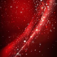 Wall Mural - red christmas background