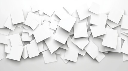 Poster - A 3D illustrated white professional background with ample space for text or additional elements.A clean white 3D design background, suitable for business use and featuring ample area for copy.A