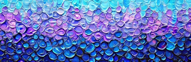 Poster - A modern abstract background adorned with colorful circles and balls, showcasing a creative graphic art pattern in blue, purple, white, black, yellow, orange, and red hues, enhanced by a grunge