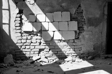 Wall Mural - broken wall