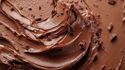 Poster - Creamy mocha mousse swirls invite the senses to explore a world of rich chocolate flavor. Each luscious bite offers a perfect blend of sweetness and decadence, ideal for celebrations