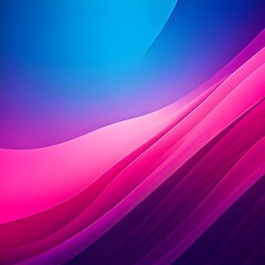 Aufkleber - futuristic gradient background with smooth transitions between vibrant pink, blue, and purple