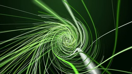 Poster - Fantastic eco video animation with stripe wave object in slow motion, 4096x2304 loop 4K