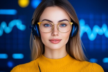 Poster - A bustling call center with representatives explaining cost estimates to customers on their screens