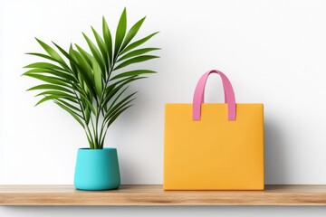 Poster - A flat 2D illustration of an EPS file icon with playful design elements such as colorful gradients and vector shapes on a white background