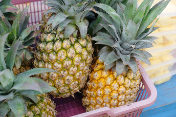 Wall Mural - pineapple on the market