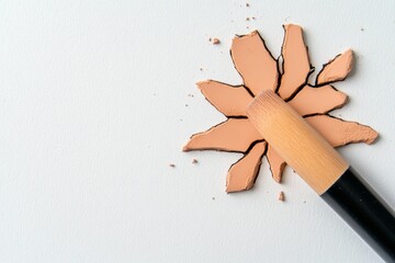 Aufkleber - A stylized outline of an eraser cleaning up a mistake, with dynamic lines representing motion and precision