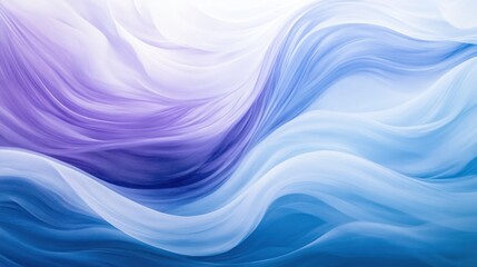 Wall Mural - abstract blue and purple flowing wave background.