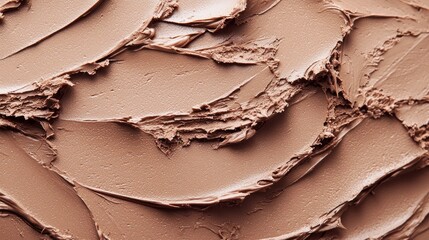 Poster - Luxurious layers of mocha mousse create a stunning visual display, showcasing the creamy texture and rich color that enhances contemporary spaces with warmth and sophistication