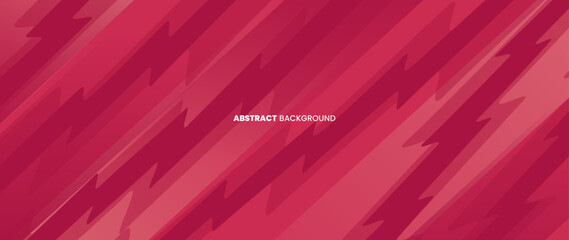 Poster - Abstract background with slanted lines that looks like a lightning bolt with a striking red color.