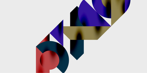 Aufkleber - Vibrant abstract background circles with smooth gradients, creating a dynamic and modern design. Ideal for creative, tech, or contemporary-themed projects