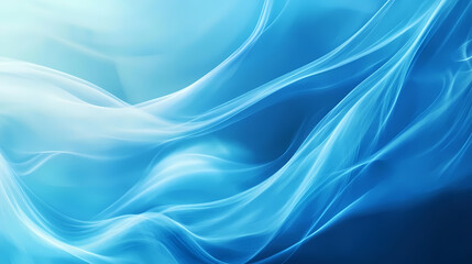 Wall Mural - Mesmerizing aqua swirls fluid blue waves in hypnotic motion evoking ocean depths and celestial nebulae abstract interplay of light and shadow organic patterns in constant flux. Flux. Illustration
